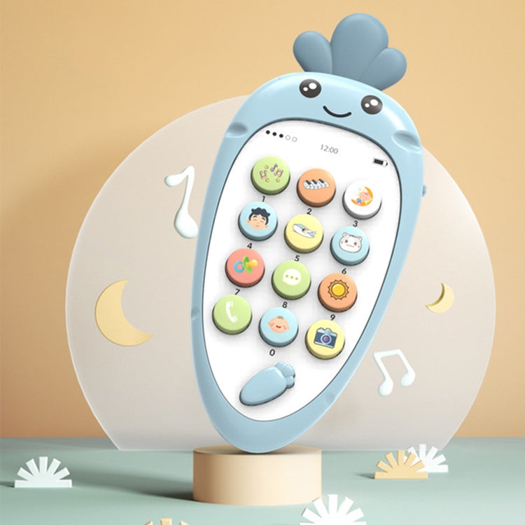 Cute Radish Early Education Children Cartoon Mobile Phone Electronic Music Toy