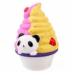 Slow Rebound Simulation Panda Ice Cream Decompression Vent Squeeze Toy Children Gifts — view 6