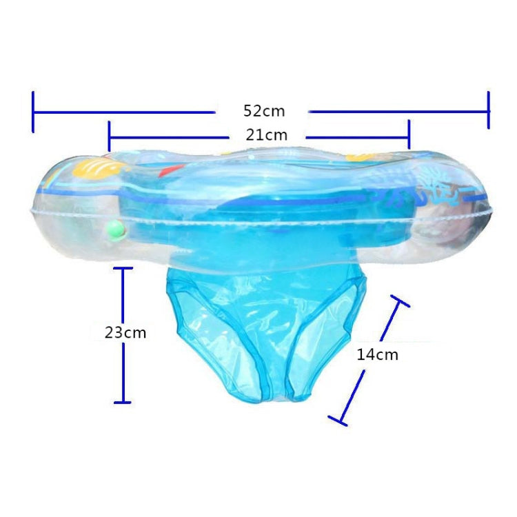 Intime PVC Infant Thick Double Underarm Swimming Ring Sitting Ring, Double Underarm Swimming Ring