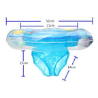 Intime PVC Infant Thick Double Underarm Swimming Ring Sitting Ring, Double Underarm Swimming Ring