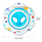 Intime PVC Infant Thick Double Underarm Swimming Ring Sitting Ring, Double Underarm Swimming Ring