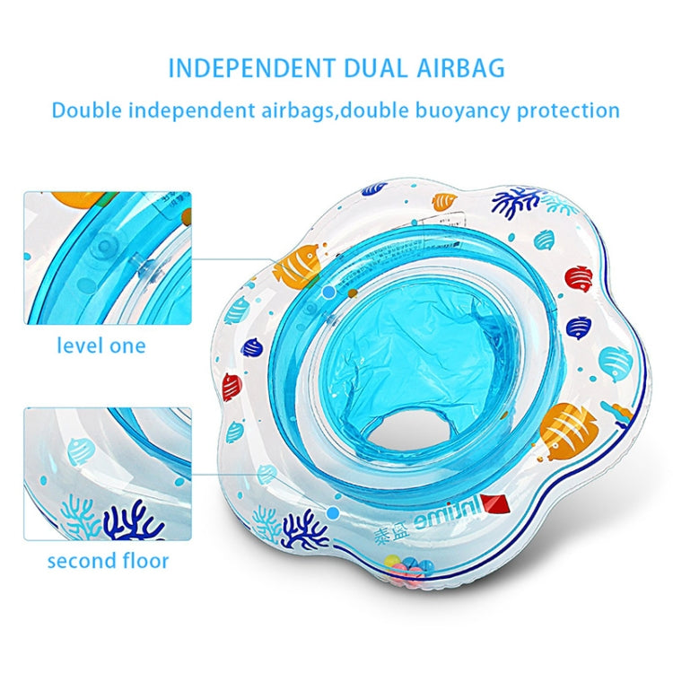 Intime PVC Infant Thick Double Underarm Swimming Ring Sitting Ring, Double Underarm Swimming Ring