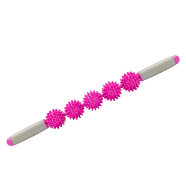 5 Ball Muscle Massage Relax Hedgehog Ball Yoga Stick Roller Stick — view 7