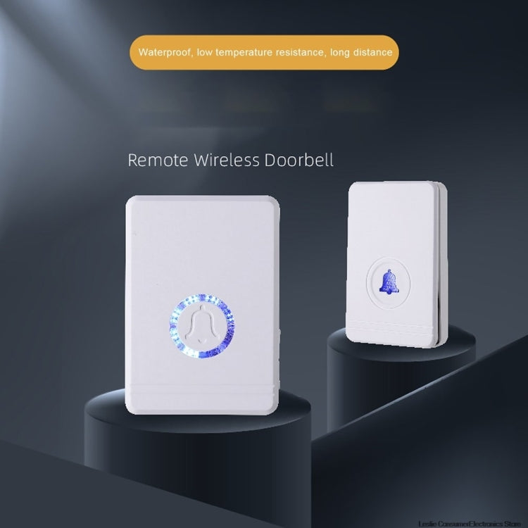 Villa Home Remote Doorbell 48 Classic Music Smart Wireless Doorbell, US Plug — view 4