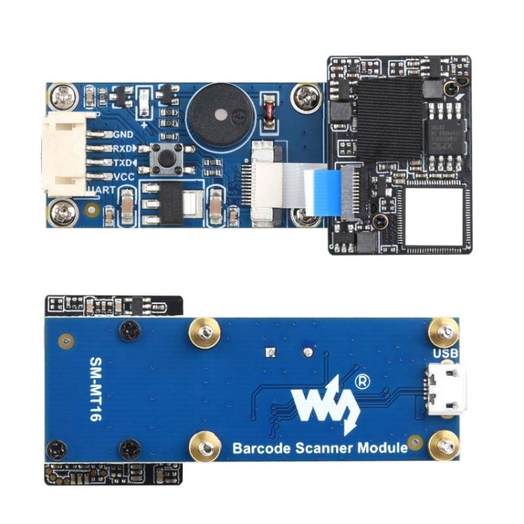 Waveshare 2D Codes Scanner Module Supports 4mil High-density Barcode Scanning, 23962