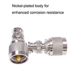 PL259 BNC Male To UHF Male Straight RF Coax Adapter Convertor — view 6