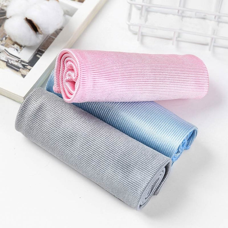 Microfiber Wipe Glass Non-Marking Cleaning Cloth — 40x40cm Blue