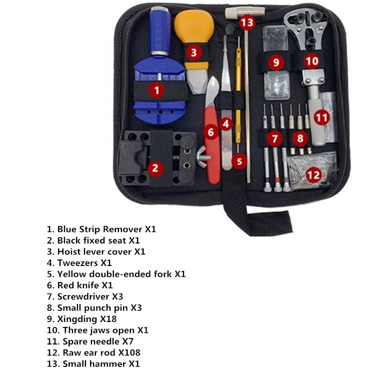 Watch Repair Kit Tool Set, 147 in 1 — view 5