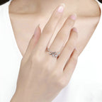 Bee Honeycomb S925 Sterling Silver Open Ring — view 6
