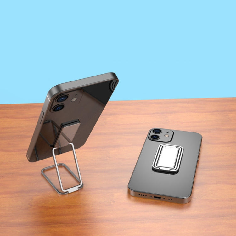 Metal Car Mobile Phone Folding Bracket Ring Buckle Paste Bracket, Style: