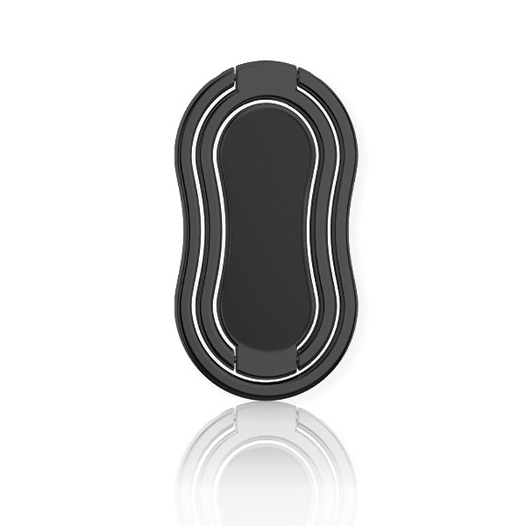 Metal Car Mobile Phone Folding Bracket Ring Buckle Paste Bracket, Style: