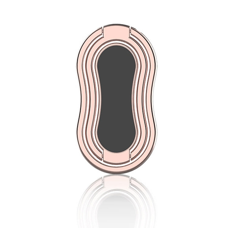 Metal Car Mobile Phone Folding Bracket Ring Buckle Paste Bracket, Style: