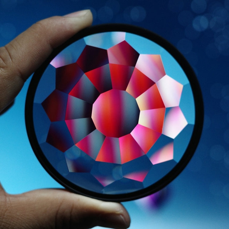 Kaleidoscope Prism Foreground Blur Camera Glass Filter Lens
