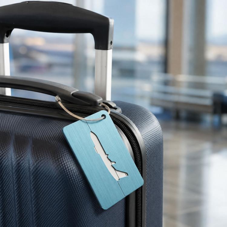 Brush Aluminum Luggage Tag Luggage Boarding Pass Check Tag — view 8