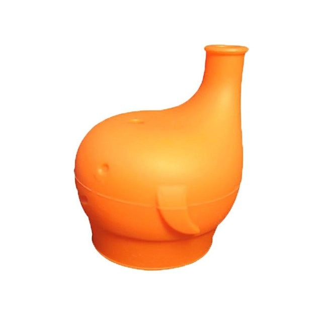 Food Grade Silicone Soft Bottle Cap Straw Accessories Elephant Spill Proof Leak Proof Bottle Cap