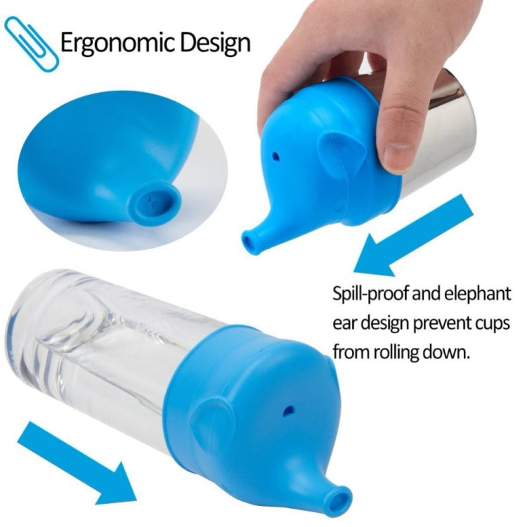Food Grade Silicone Soft Bottle Cap Straw Accessories Elephant Spill Proof Leak Proof Bottle Cap