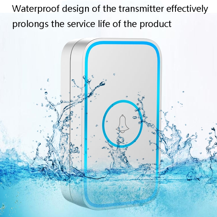 CACAZI A78 Long-Distance Wireless Doorbell Intelligent Remote Control Electronic Doorbell