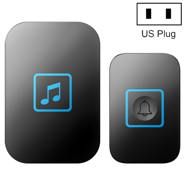 CACAZI A86 Electronic Music Remote Control Doorbell One For One AC Wireless Doorbell