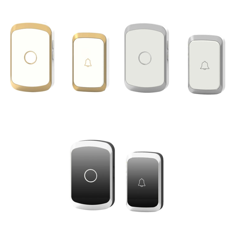 CACAZI A20 Smart Home Wireless Doorbell Digital Music Remote Control Waterproof Doorbell