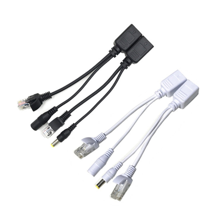 15 PCS POE Split Line Network Camera Power Splitter RJ45 Network Port Power Supply