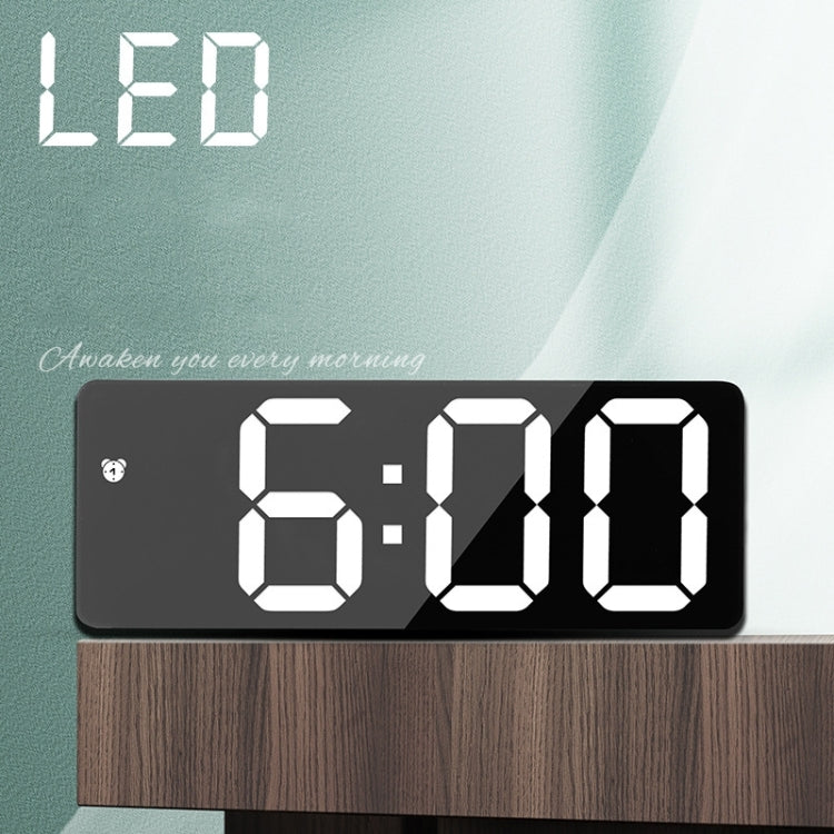 Battery Plug-In Dual-Purpose LED Clock Bedside Alarm Clock
