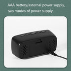 Battery Plug-In Dual-Purpose LED Clock Bedside Alarm Clock