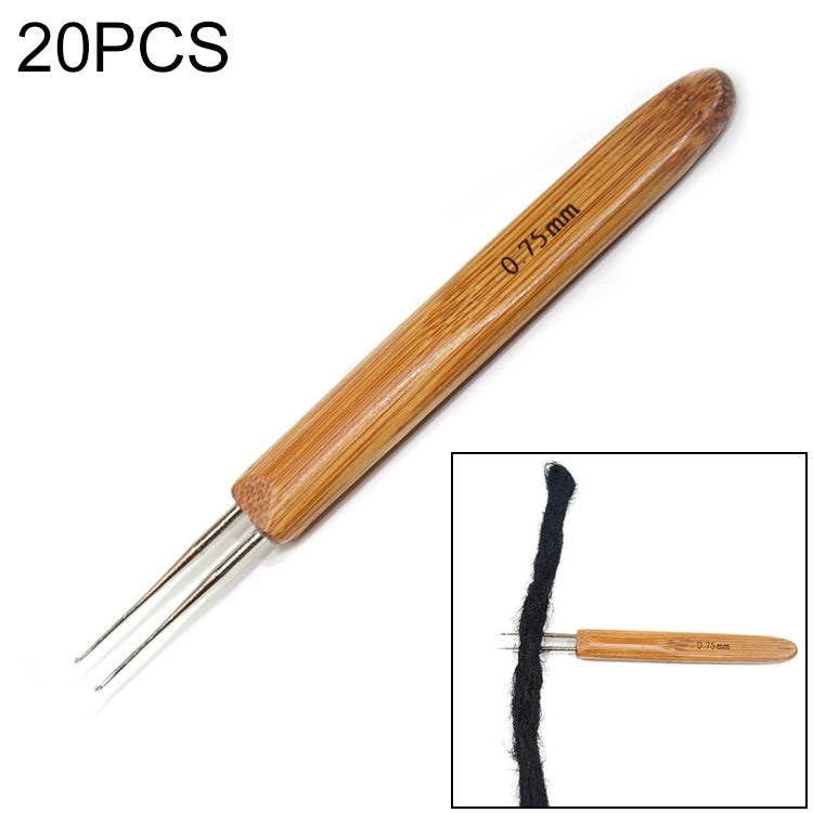 20 PCS Dirty Braid Braid Single Hook Double Hook Wig Knitting Tool Crochet — view 8