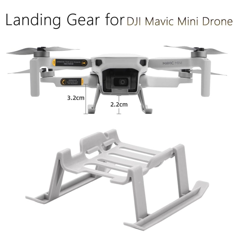 Heightened Tripod Quick Release Landing Gear Holder (Grey), For DJI MAVIC Mini