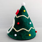 Three-dimensional Sponge Christmas Hat Shaped Pet Bed Nest Warmth Supplies — view 7