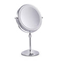 Desktop Double-SidedRound LED Luminous Makeup Mirror Liftable Magnifying Mirror