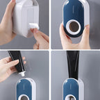 Automatic Toothpaste Squeezing Wall-mounted Toothpaste Rack — view 11