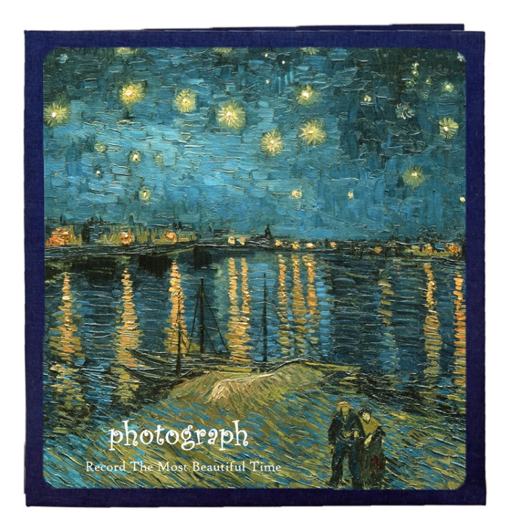 Retro Art DIY Handmade Photo Album Self-Adhesive Film Album, Style： — 18 inch Landscape