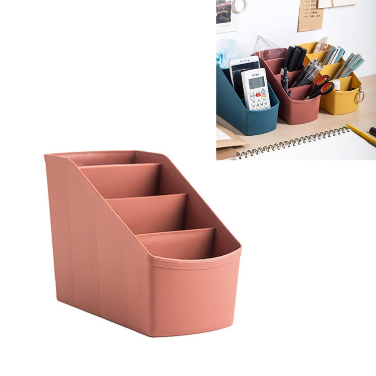 Home Office Plastic Storage Box Desktop Student Stationery Rack Cosmetic Box