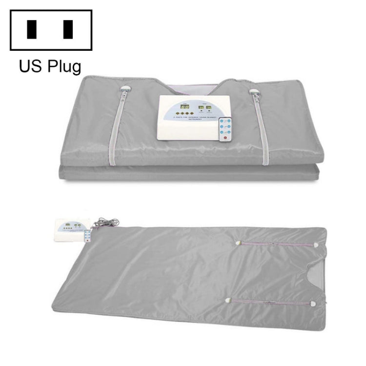 Infrared Far-ray Sweat Steaming Zipper Space Blanket Household Whole Body Dehumidifier — Purple