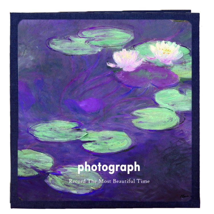 Art Retro DIY Pasted Film Photo Album Family Couple Commemorative Large-Capacity Album — 16 inch On The Seine