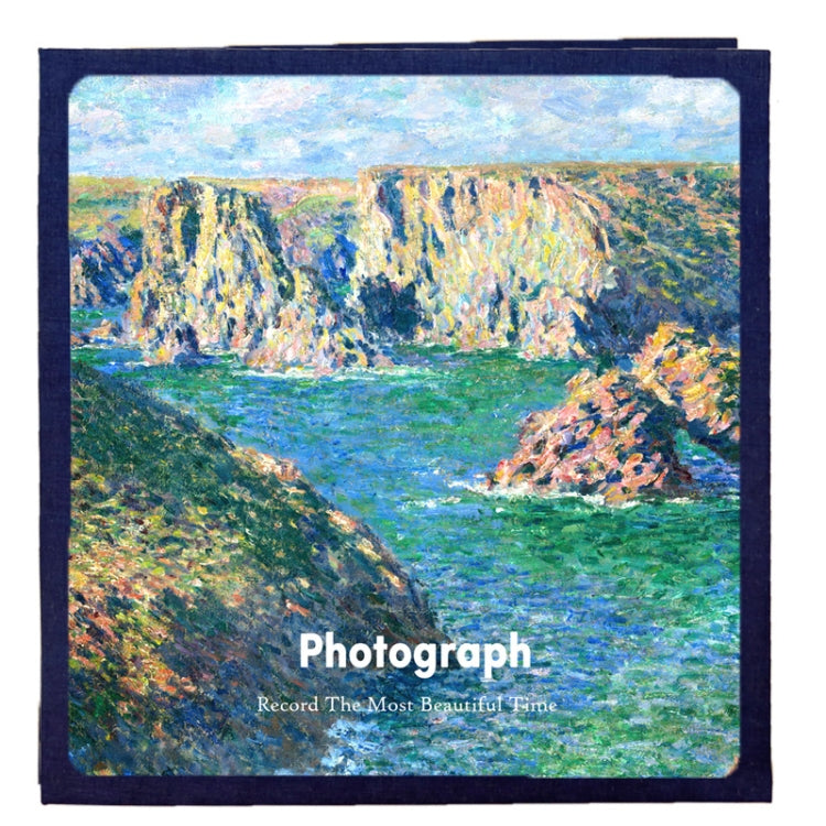 Art Retro DIY Pasted Film Photo Album Family Couple Commemorative Large-Capacity Album — 16 inch Antibes