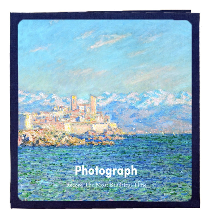 Art Retro DIY Pasted Film Photo Album Family Couple Commemorative Large-Capacity Album — 16 inch Bell Island