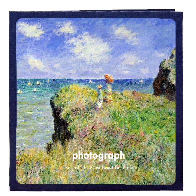 Art Retro DIY Pasted Film Photo Album Family Couple Commemorative Large-Capacity Album — 18 inch Castle