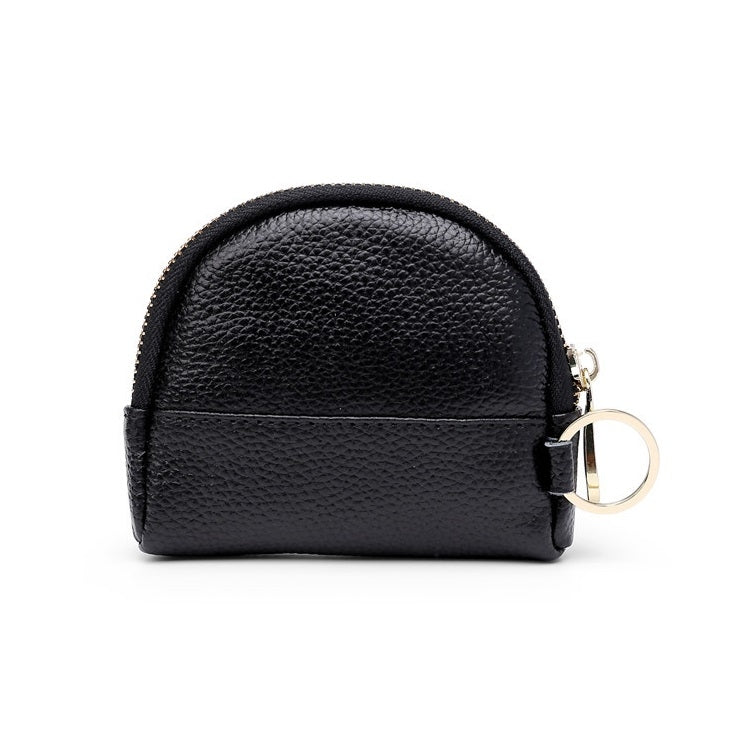 Leather Multifunctional Coin Purse Household Large-Capacity Key Card Case