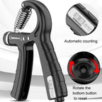5-60kg Adjustable Mechanical Counting Gripper Finger Strength Training Device