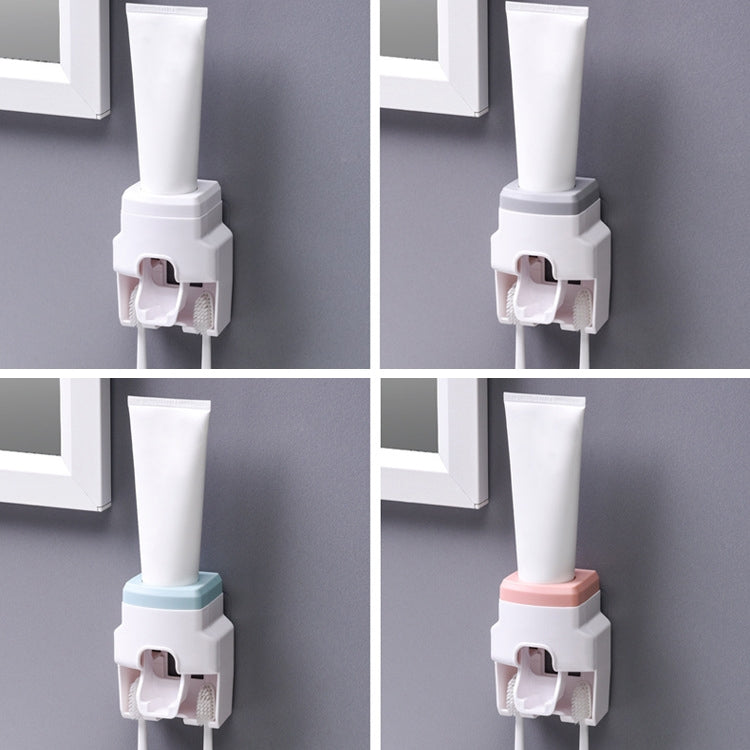Bathroom Wall-mounted Automatic Toothpaste Squeezing Artifact — Gray