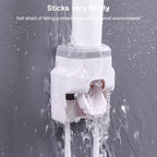 Bathroom Wall-mounted Automatic Toothpaste Squeezing Artifact — Pink