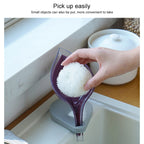 5 PCS Creative Bathroom Free Punching Sucker Transparent Leaf Drain Soap Storage Box — view 5