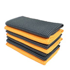 Pineapple Lattice Microfiber Lint-free Absorbent Honeycomb Car Washing Towel