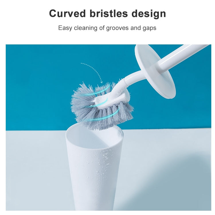 Toilet Cleaning Brush Set Long Handle Soft Toilet Brush — view 3