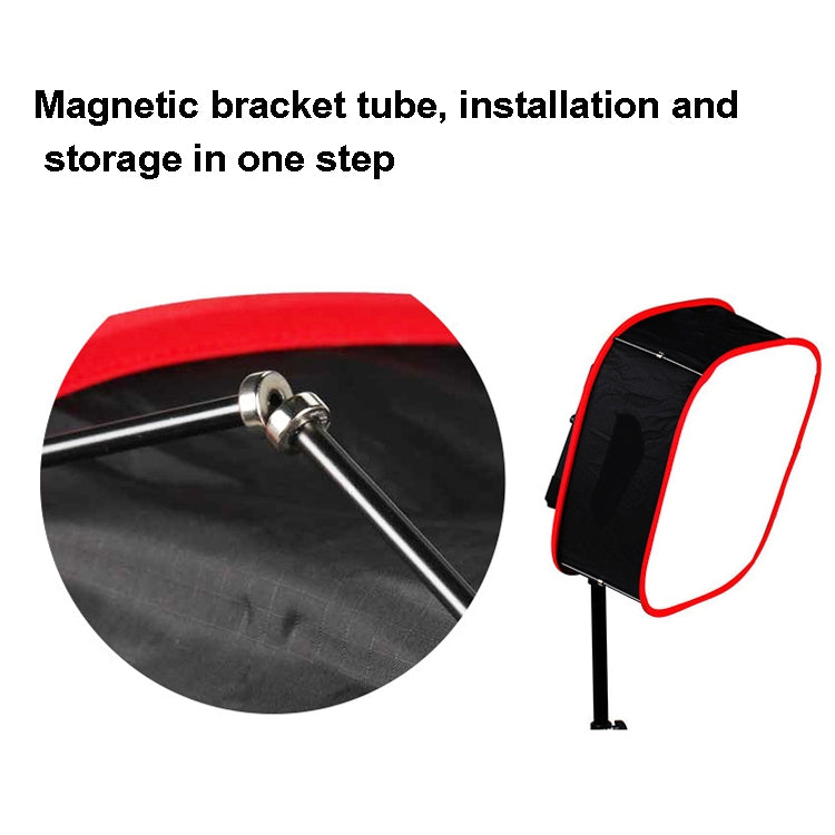 Universal Portable Collapsible LED Video Light Softbox Diffuser for Yongnuo Godox Photographic Lighting