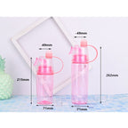 Creative Spray Water Bottle Sports Bottle Portable With Lid Summer Hydration Beauty Plastic Cup