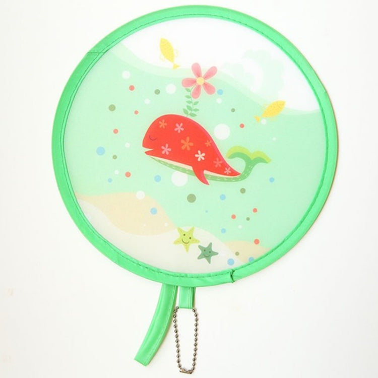 Summer Folding Fan Children Portable Mini Cartoon Round Hand Fan — view 13