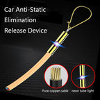 2 PCS P183 Car Anti-Static Elimination Release Device Grounding Strip Car Off-Road Exhaust Pipe Anti-Static Belt, Style: