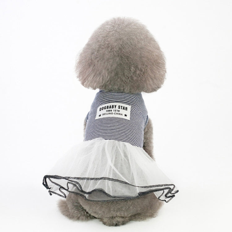 Pet Clothes Dog Summer Breathable Striped Skirt — view 9